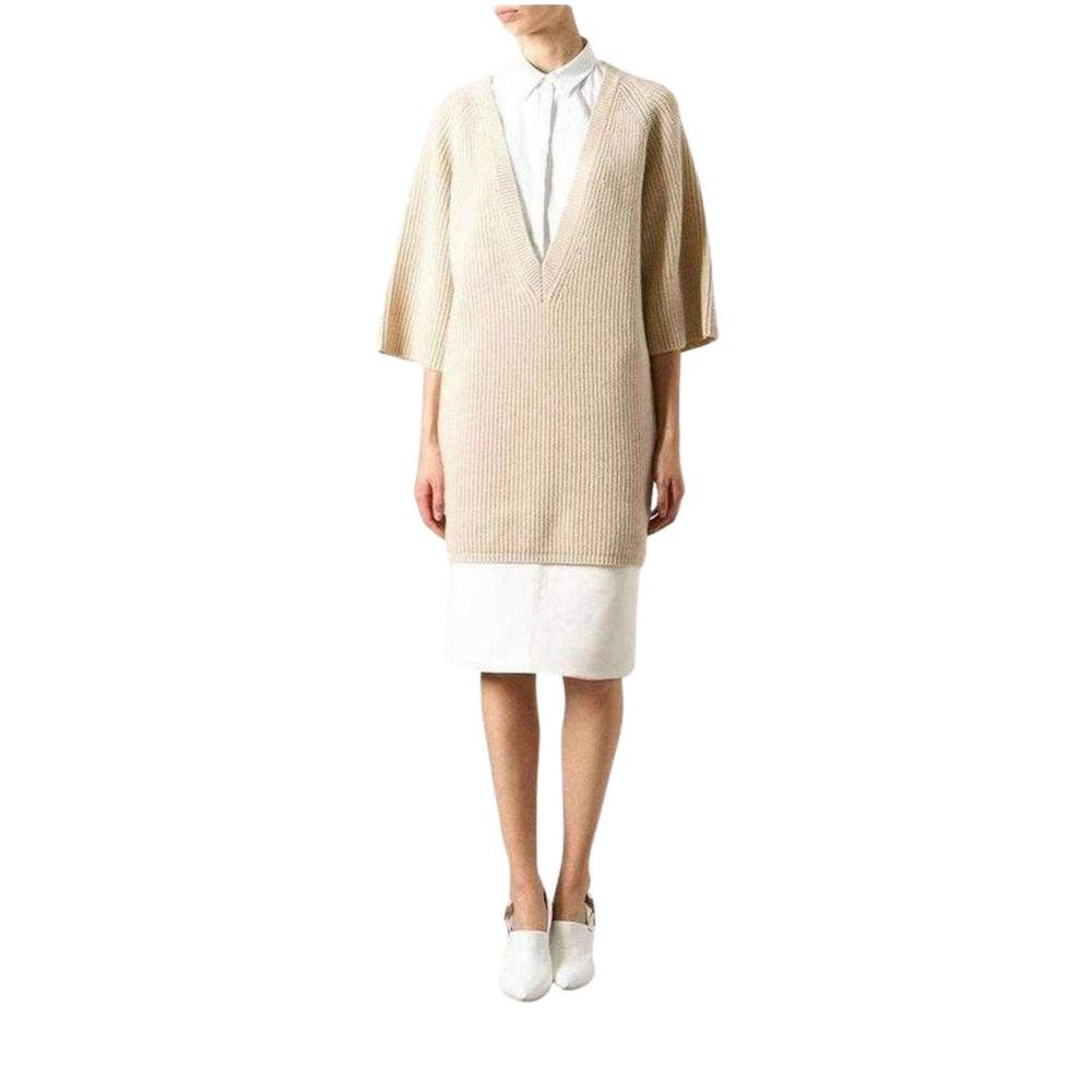 Chloe - Beige Cashmere Knit Sweater - S - Picture 2 of 6